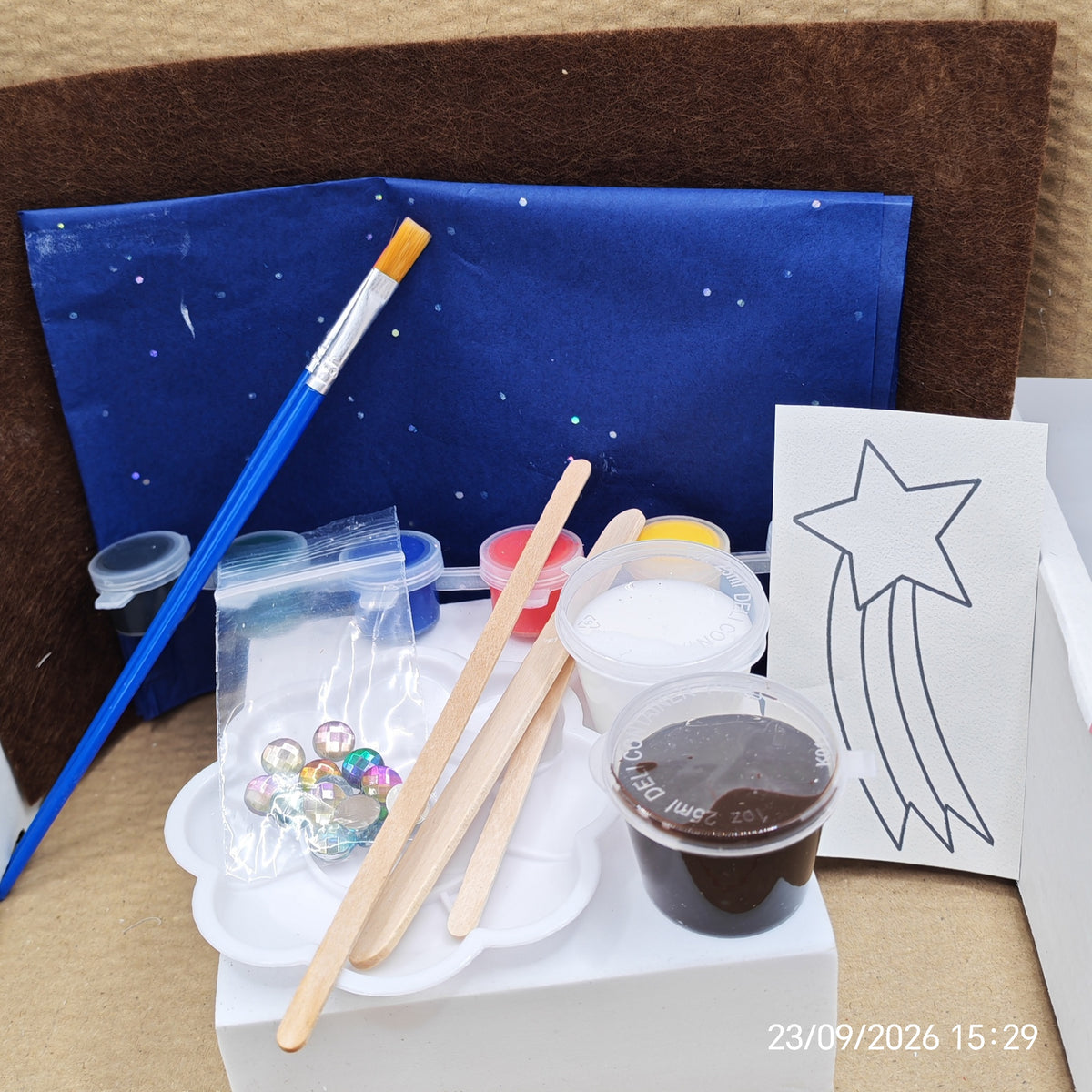 Christmas Nativity Scene Paintable Kit