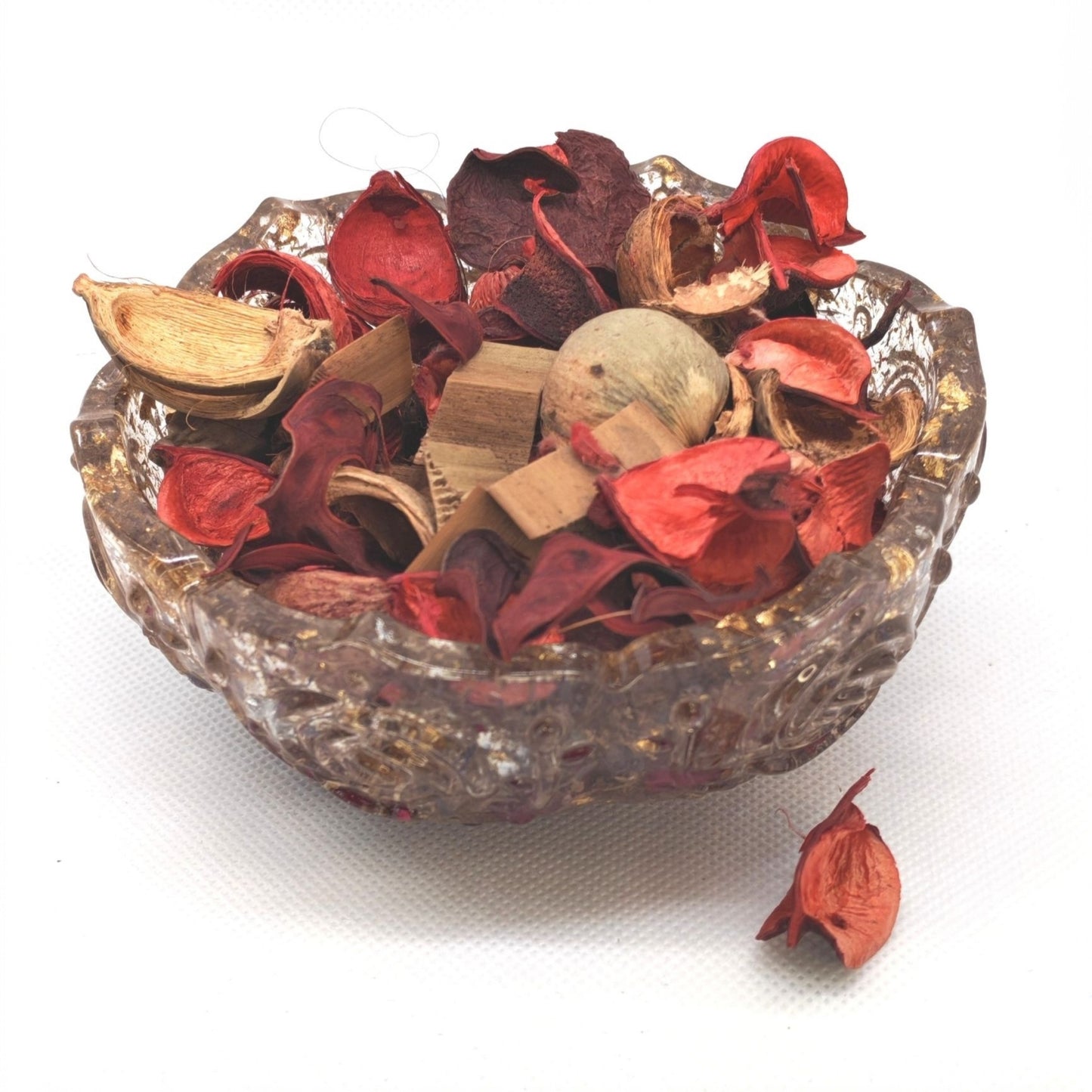 Rose Bowl Dried Rosebud and Petal