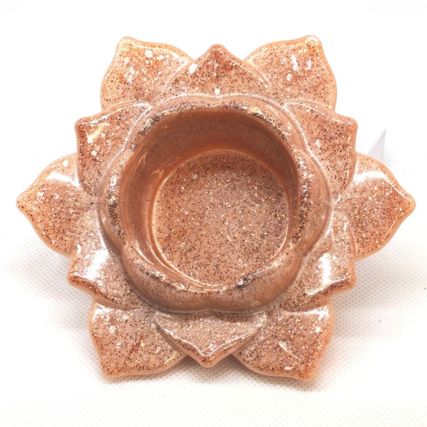 Waterlily Tealight holder Autumn colours