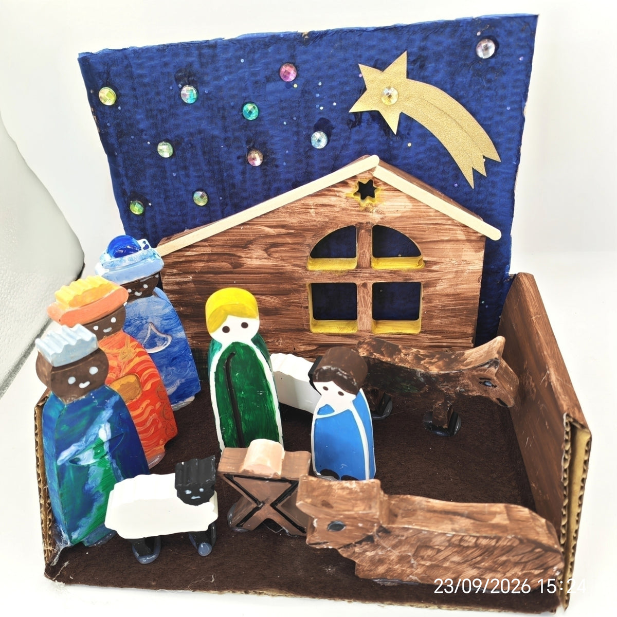 Christmas Nativity Scene Paintable Kit