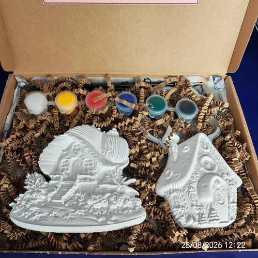 Cottages Paintable Kit