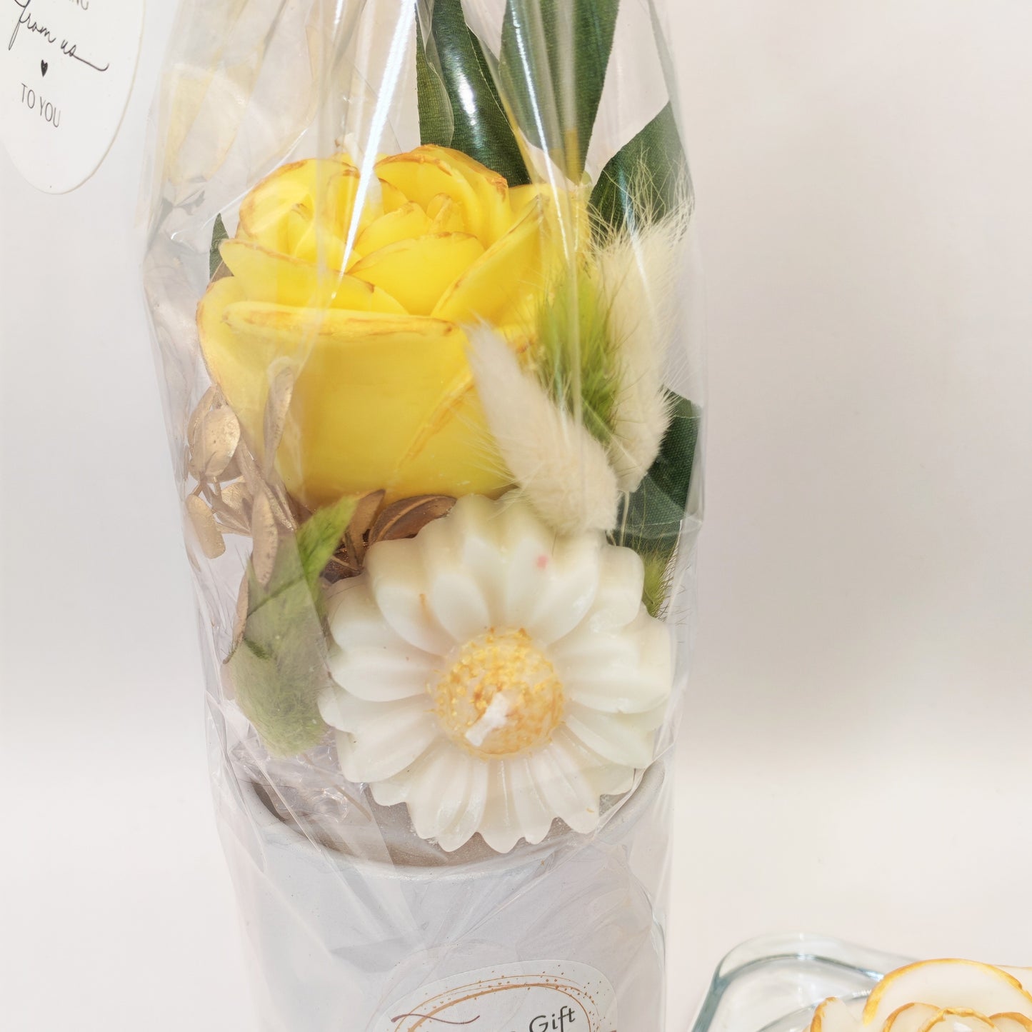 Candle Posy Yellow