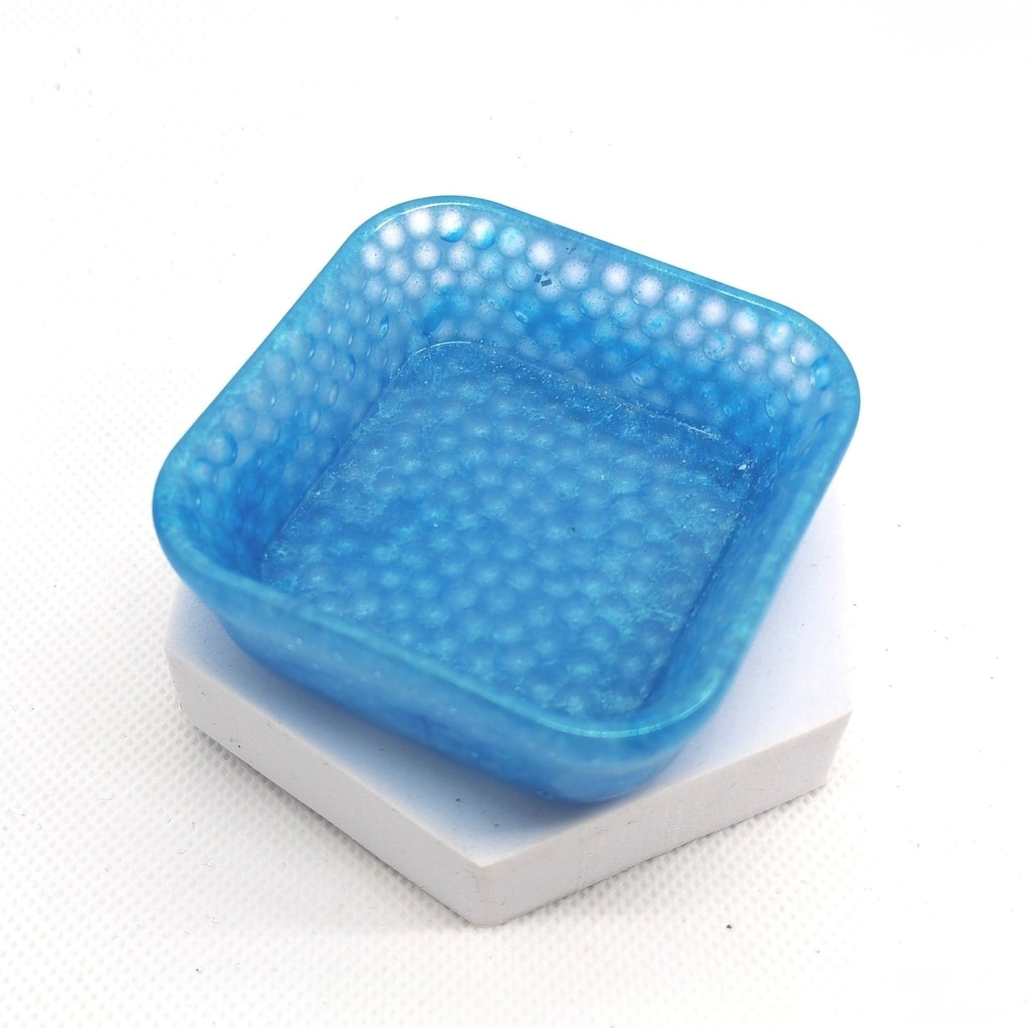 Square Ring Tray Ocean Colours with Bubbles