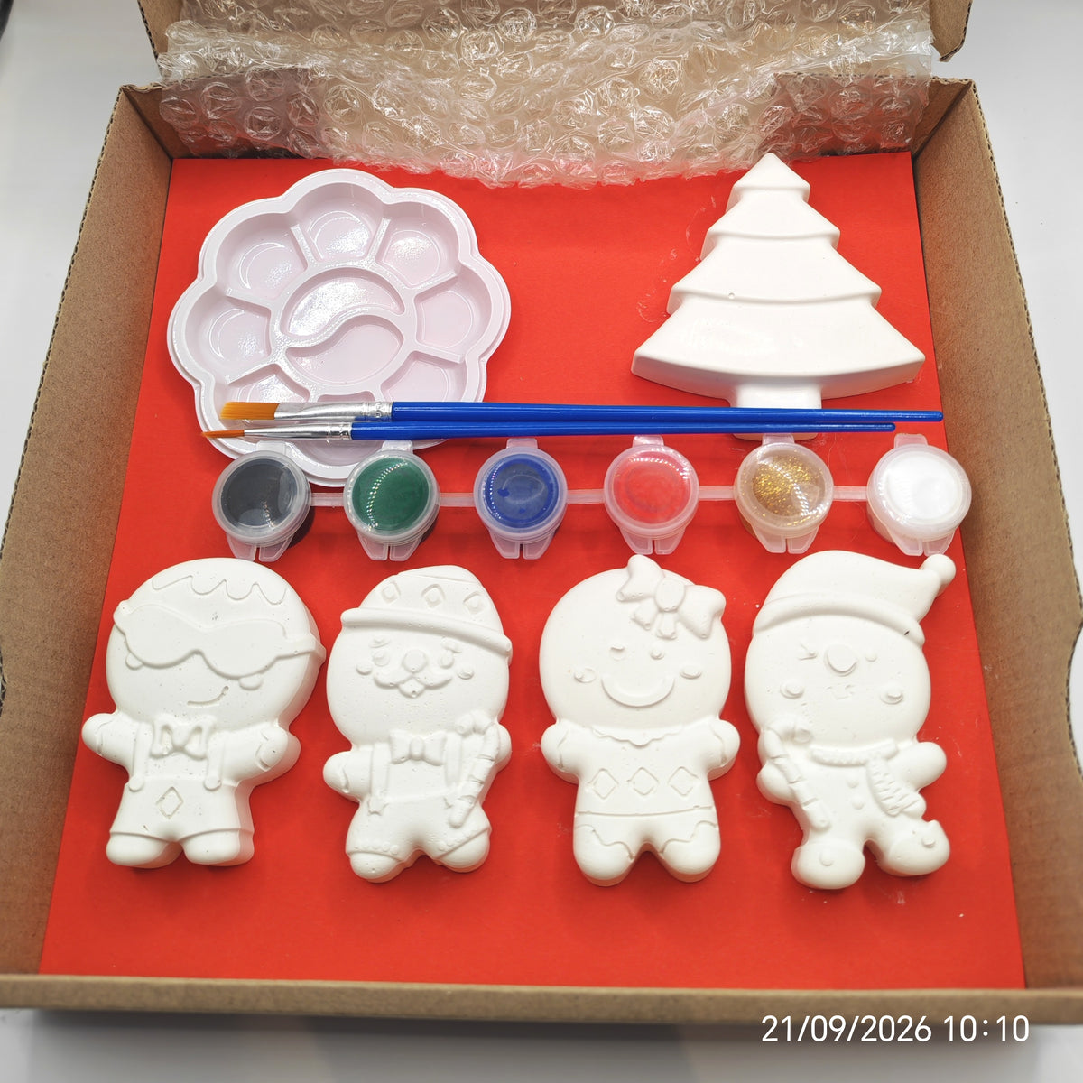 Gingerbread Christmas Paintable Kit