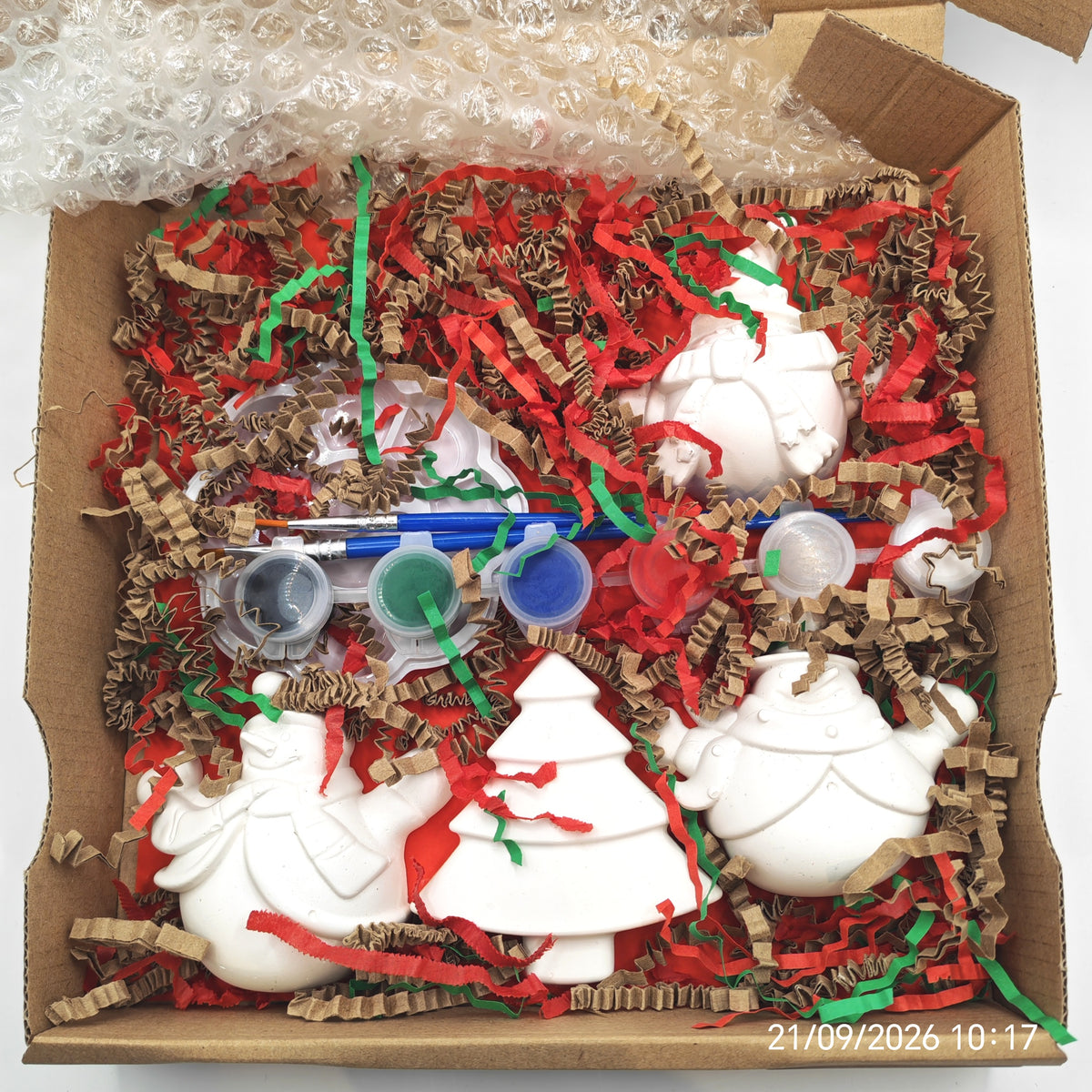Snow People Paintable Kit