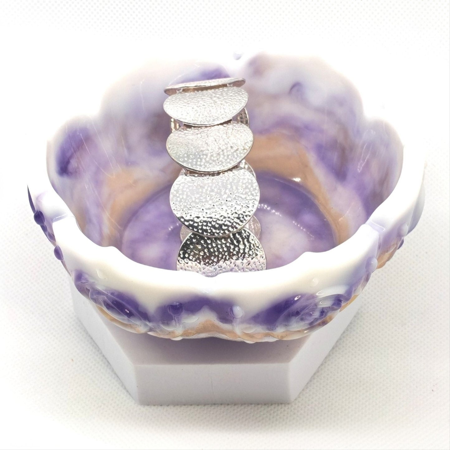 Rose Bowl Lilac and Gold