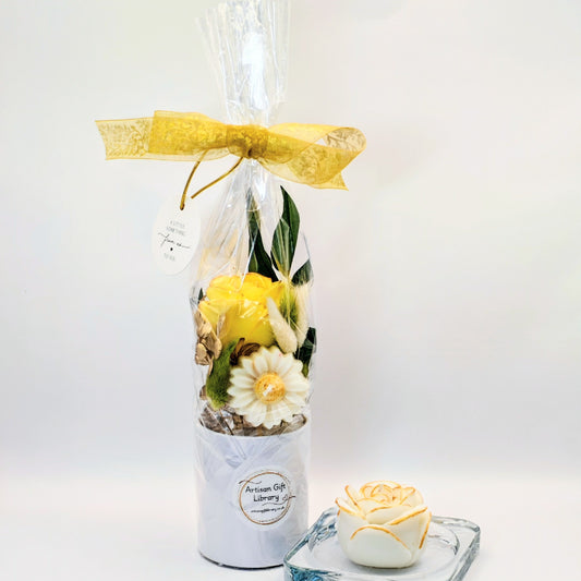Candle Posy Yellow