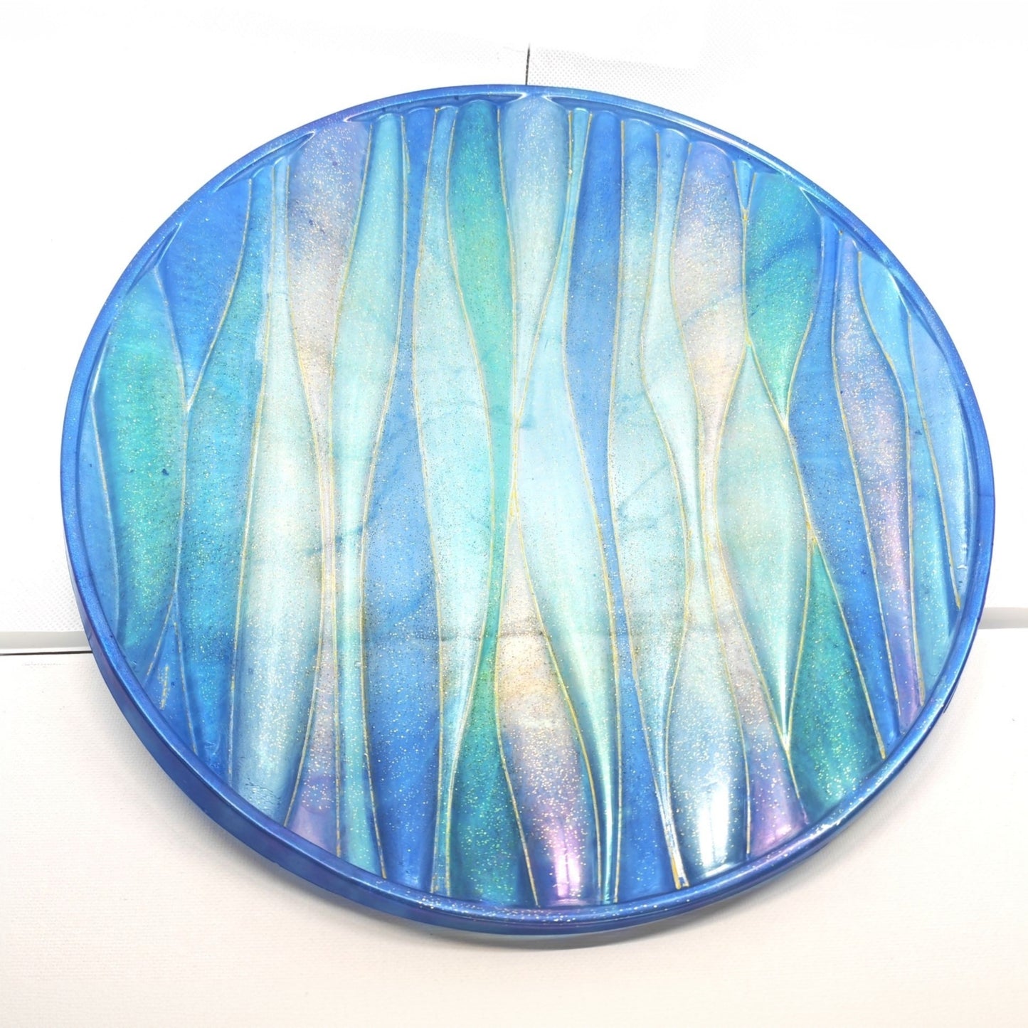 Platter Ocean Blues Wave