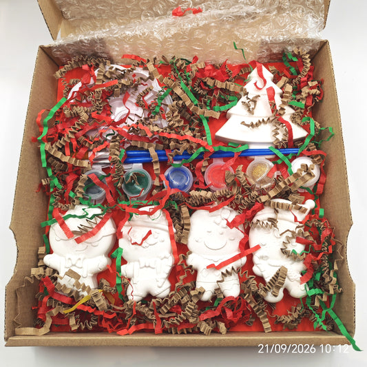Gingerbread Christmas Paintable Kit