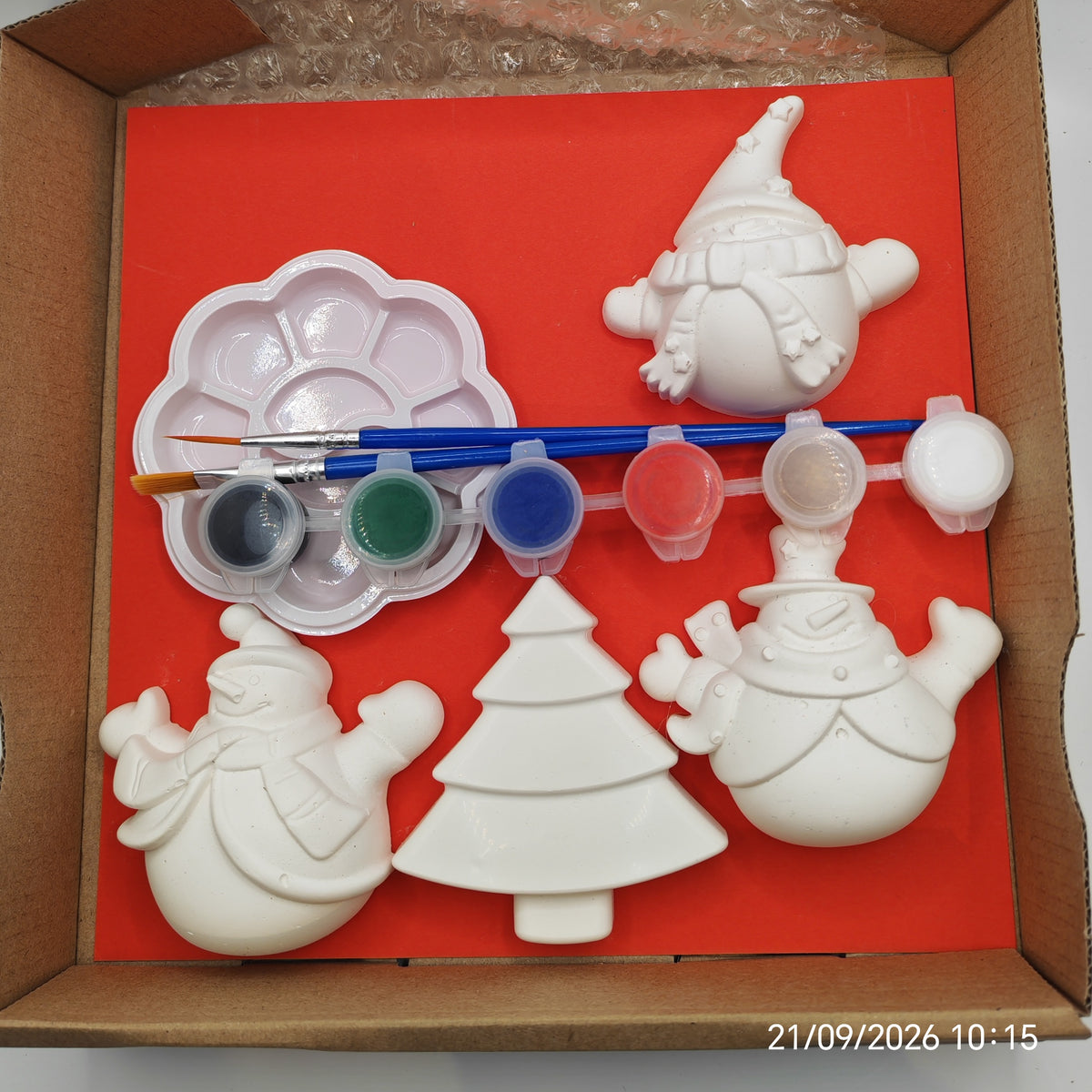 Snow People Paintable Kit
