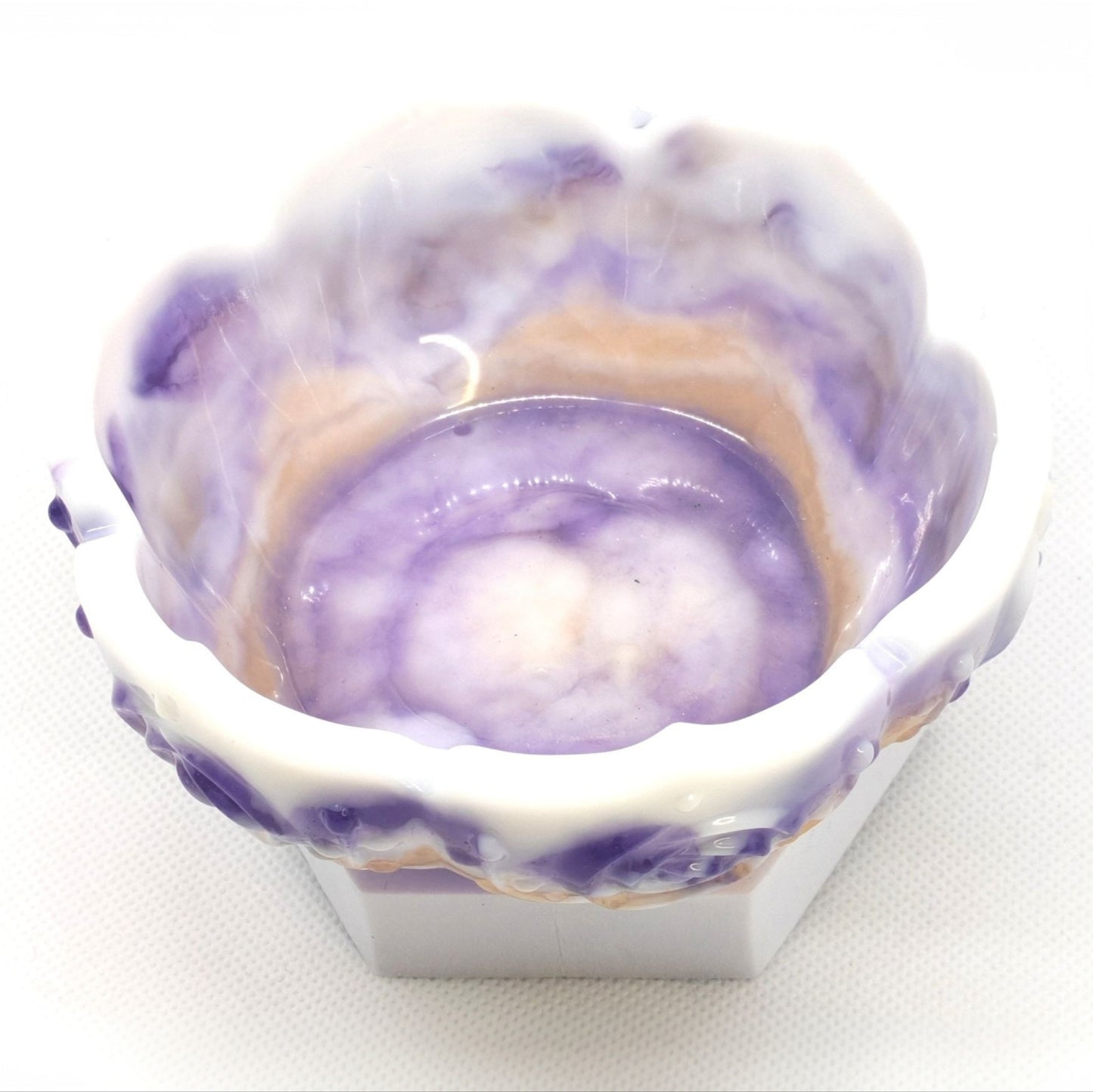 Rose Bowl Lilac and Gold